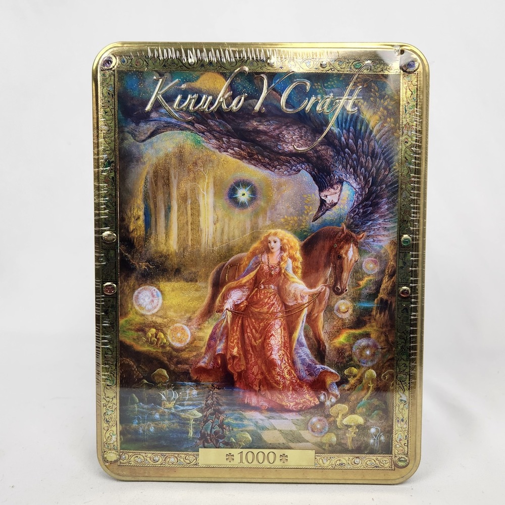 New Master Pieces Tin‎ Case Kinuko Y. Craft "Daughter of  Exile" 1000 pc Puzzle